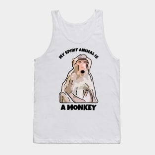 My Spirit Animal is a Monkey Tank Top